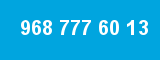 968 777 60 13
